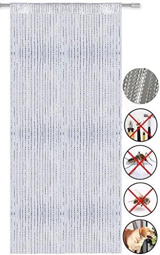 Curtain Door Window Panel Room Decorative Divider Curtain Perfect as Fly Screen(S Curtain) 90x200cm