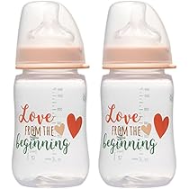 NIP Anti-Colic Flaschen 2er Pack - 260ml Mit Sauger Gr. M