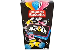 Maynards Bassetts Réglisse Allsorts Carton 460g