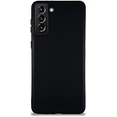 KZY İletişim Samsung Galaxy S21 Plus ile Uyumlu Kılıf Soft Premier Renkli Silikon Kapak - Siyah