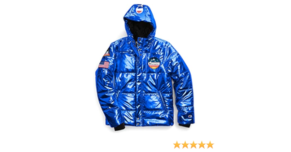 champion metallic bubble coat