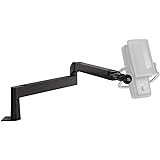 Elgato Wave Mic Arm LP - Perche de micro haut de gamme compacte avec passe-câbles, pince pour bureau, fixation polyvalente, e
