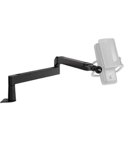 Elgato Wave:3 White Mic with Mic Arm Low Profile, Fully Adjustable