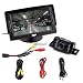 Produktbild 4.3" LCD Monitor Car Reverse Rear View Back Up Camera Wired Kit Night Vision