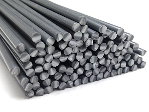 Kunststoffschweißdraht PVC-U Hart 3mm Rund Grau 25 Stäbe