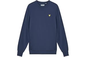 Lyle & Scott Herren Crew Neck Kontrast Pasping Cottle Cotton Mischpullover