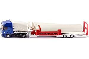 siku 3935, Camion avec éolienne, 1:50, Métal/Plastique, Multicolore, Eolienne avec socle