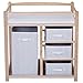 Baby Changing Table (with Drawers) Unit Station Nursery Furniture Storage