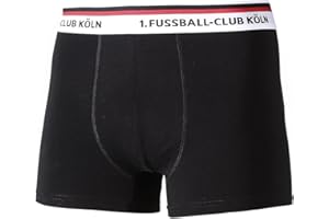KÖLN COLOGNE 1. FC Köln Boxershorts schwarz/Navy 2er-Set Shorts, Unterhose div. Größen - Plus Lesezeichen I Love Köln