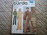  Burda Vintage Mehrgrößen Schnittmuster 49018 - Damen Ensemble - Hosenanzug, Kapuzen-Jacke, Hose - Gr 36-40