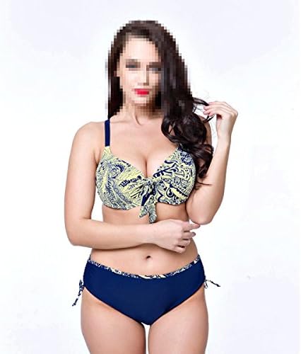 AYLC Sexy High Elasticity Pull Edge Large Size Steel Care Gather Seductive Soft Bikini Was Thin Female Swimsuit,Cream-54