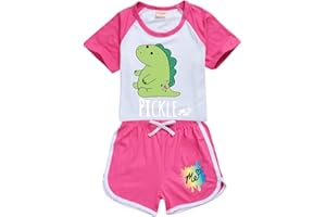 AMZUYIJ Moriah Elizabeth Merch Kids tShirt and Shorts Set Youtube Merch Tracksuit