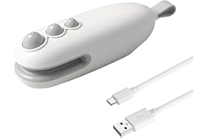 NOAYA Mini Bag Sealer Heat Seal - 2 In 1 Heat Sealer And Cutter Bag Sealer, Easy Seal Bag Sealer, Magnetic Packet Sealer for Snacks and Food Preservation Storage, Kitchen Gadgets