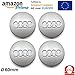 Produktbild Forten Car 4 x Nabendeckel Felgendeckel Nabenkappen Logo Audi A1 A3 A4 A5 A6 Q5 Alufelgen Wappen Nieten