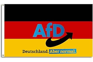 FlagShipper - AFD Flagge 150x90 cm Alternative für Deutschland AfD Partei Fanartikel Fahne NEU Deutschland Flaggen Logo Landtagswahl Europawahl Bundestagswahl für Garten Demonstration