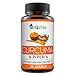 Produktbild Hochdosierte Curcuma Extrakt Kapseln mit Piperin - Extrakt mit 95% Curcumin Gehalt (entspricht ca. 15.500mg Kurkuma pro Tagesdosis) - 60 Kapseln - Laborgeprüft - Vegan - hergestellt in Deutschland