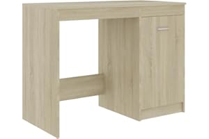 vidaXL Biurko, dąb sonoma, 100x50x76 cm, materiał drewnopochodny