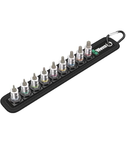 KS Tools 7-teiliger Bit-Stecknuss-Satz 1/4 Zoll – Mit Stirnlochbohrung, Perfekt Für Handwerk & Heimwerker