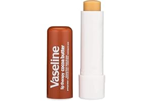 Vaseline Lip Therapy Stick Cocoa Butter with Petroleum Jelly for Soft Smooth Lips | Intensive Lip Repair Treatment 4.8g