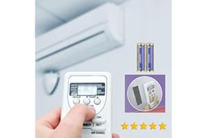 GENÉRICO Mando Aire Acondicionado Compatible con GIATSU - Incluye *Soporte + Pilas Incluidas* - Mando a Distancia Compatible con Aire Acondicionado GIATSU - Mando Compatible.