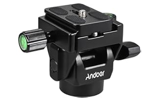Andoer M-12 Monopod Tilt Head Panoramic Head Telephoto Bird Watching with Quick Release Plate