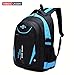 Produktbild MAGIC UNION Oxford Studenten Campus Schulrucksack Rucksack Daypack für jungen mädchen für Laptop, iPad, Bücher,Tablet in 10 verschiedenen farbe Schwarz