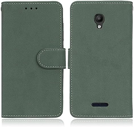 BONROY Case,Alcatel OneTouch Pop Star 5022D 3G 5.0" Flip Leather Case, Shockproof Bumper Cover and Premium Wallet Case for Alcatel OneTouch Pop Star 5022D 3G 5.0"-Green