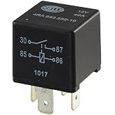 HELLA Relay, working current - 12V - 4poles - Locking contact