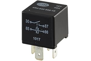 HELLA Relais, courant de travail - 12V - 4pôle - Relais à courant de travail - 4RA 933 332-101