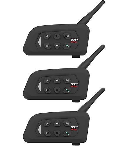 XiNOWy V4C Referee Headset Bluetooth Intercom Full Duplex 1200M Football Soccer Earhook Earphone BT Interphone With FM Radio - 201355758 - View #9