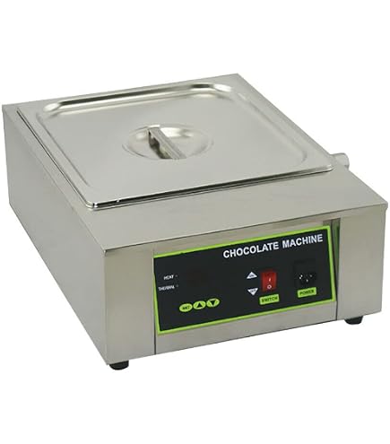 Fondoir à Chocolat Professionnel - Tempéreuse Manuelle - Capacité 1.2kg - Pour DIY Et Pâtisserie