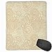 Produktbild Mouse Mat Stitched Edges, Retro Nature Revival Pattern With Lotus Mandala Inspired Elements Spirals Curls,Gaming Mouse Pad Non-Slip Rubber Base