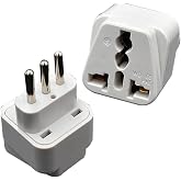 DESTE ELEKTRONİK 3 Pinli Fiş Adapt&ouml;r &Uuml;niversal Italya Fiş &Ccedil;evirici Italya Priz D&ouml;n&uuml;şt&uuml;r&uuml;c&uuml; (L Tipi Priz) Adapt&ouml;r &Uuml;niversal It