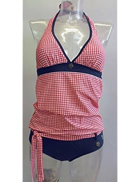 Almgwand Tankini Fuga Kogel Rosso/Marine, rosso/Marine