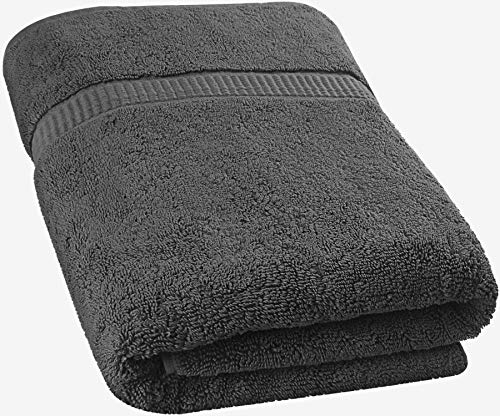 Utopia Towels - Toalla de baño Extra Grande y Suave Lavable en la Lavadora (89 x 178 cm) (Gris)