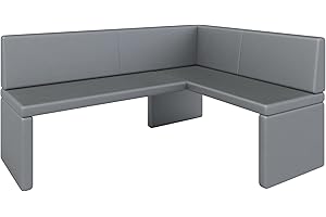 ‎GENERIC Eckbank Akiko Corner Bench - Eckbankgruppe für Ihrem Esszimmer, Küche modern, Sitzecke, Essecke. Perfekt für Küche, Büro und Rezeption. Solide und Starke Verarbeitung. (Soft 29, 168x128cm rechts)