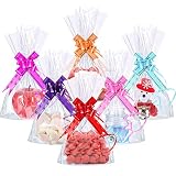 Arcos de mariposa coloridos: 6 colores, rojo, púrpura, rosa, naranja, azul y rosa rojo, 10 piezas de cada color, 300 piezas en total; Fácil de operar, encuentre las 2 cintas finas al final y tire hacia adelante, se completó un hermoso arco de mariposa para tirar de la mariposa, se pueden adoptar arcos de repuesto adicionales para decorar las cajas y regalos.