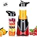 Produktbild HOMEASY Standmixer Smoothiemaker Mini Blender für Smoothies und Milchshakes Edelstahlgehäuse Mixer inkl.2 Trinkflaschen