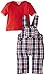 Lilly & Sid Baby-Boys 8 Ways to Wear Set Dungarees, Blue, 3-6 Months