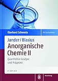 Image de Jander/Blasius, Anorganische Chemie II: Quantitative Analyse und Präparate