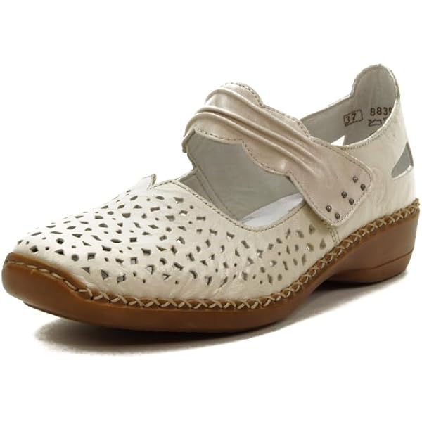 Rieker Dames 41399 gesloten ballerina's, Blau Royal 14, 39 EU : Rieker