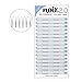 Noir Volume Lashes Pre made Volume Fans 0.10 3D Tray Professional Individual Eyelash Extensions Mink Lashes C curl D curl Mixed Lengths Single Lengths Volume eyelashes / Russian Lashes Extension (Fans 3D D 11mm)