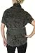 (7456-5) Evening Soft Hair Knit Bolero Brooch Pin Front Green (SM)