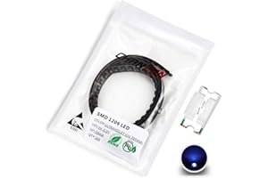 Chanzon 100 pcs 1206 SMD UV Purple LED Diode Lights (Ultraviolet Chip 395nm 3.2mm x 1.6mm for PCB DC 3V 20mA) Lighting Bulb Lamps Electronics Components Light Emitting Diodes