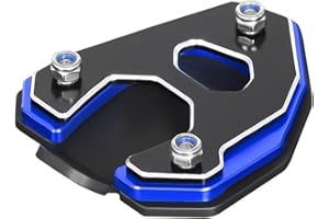 JANICE MONKEY125 Side Stand Extension Pad Compatible with MONKEY 125 2019-2025 DAX125 ST125 2022 2023 2024 Z125MA Accessories Motorbike Kickstand Extender Foot Support Plate Replacement Blue