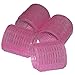 4 EXTRA LARGE PINK SOFT VELCRO PLASTIC FOAM CURLERS STYLING ROLLERS HAIR HAIRDRESSING