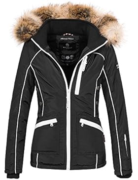 Navahoo Damen Winter Jacke Outdoor Winterjacke warm gefüttert Parka B649