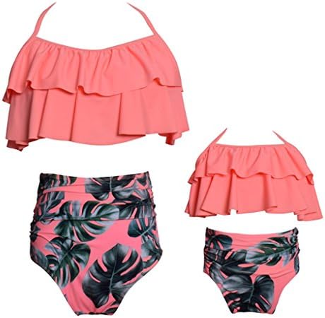 HARRIBaby Girls Bikini Swimsuit Set Family Matching Mother Girl Swimwear Beachwear