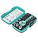 Price comparison product image Pro'sKit SD-2319M 22pcs Multi-functional Palm Ratchet Wrench Bit 1/4" Driver Socket Set Screwdriver Kit Repair Tool