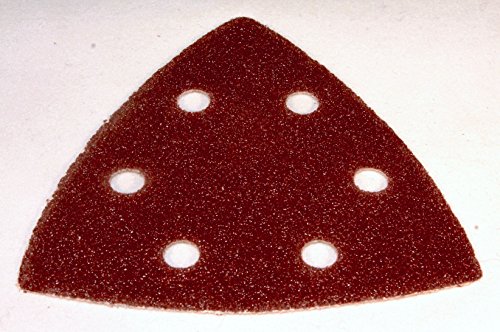 300 Blatt Klett Haft Schleifdreiecke Delta Schleifpapier gemischt 93x93x93 mm - je Körnung 50 Blatt K40/K60/K80/K120/K180/K240
